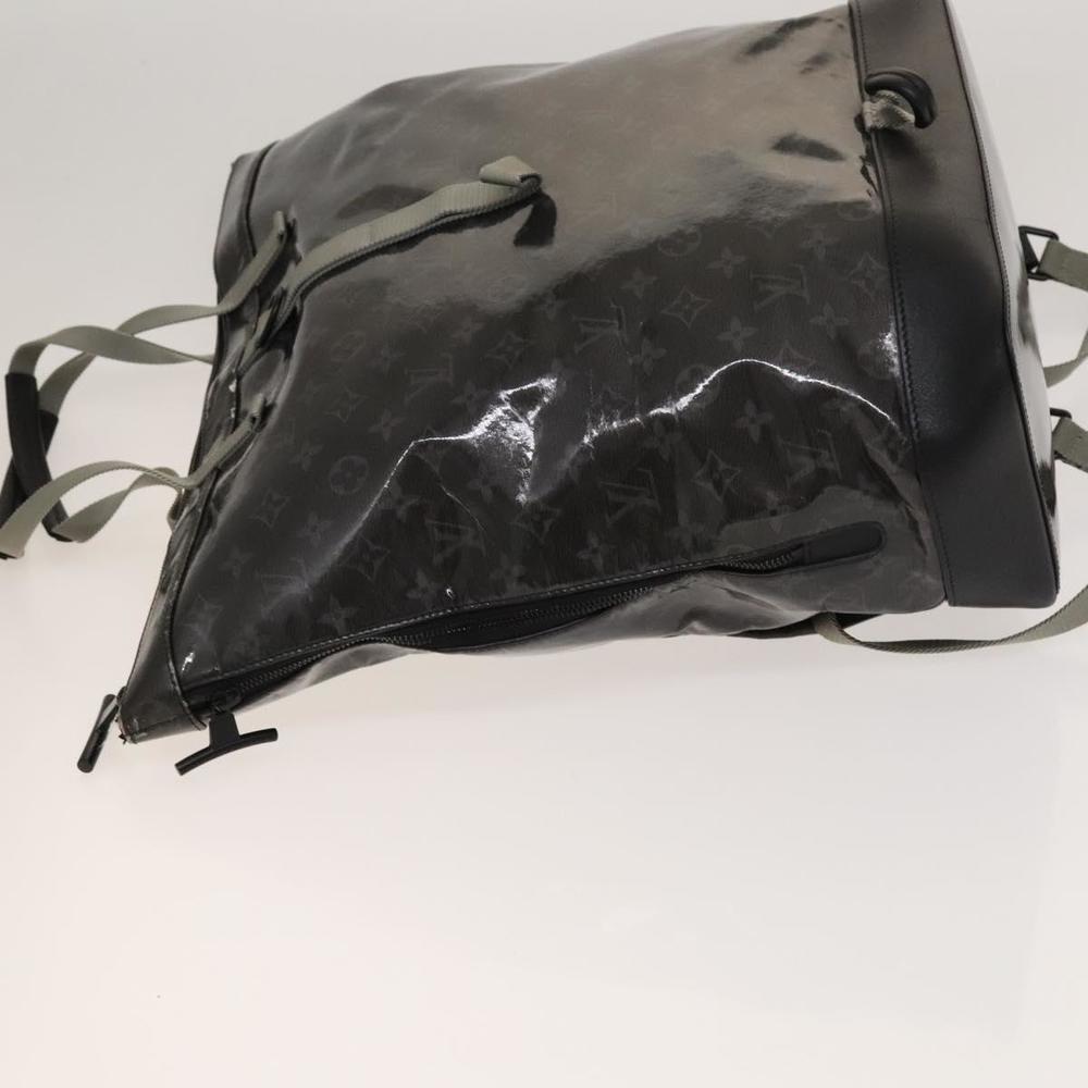 LOUIS VUITTON Monogram Eclipse Glaze Zipped Tote Backpack M43900 LV Auth 129972 - Picture 4 of 16